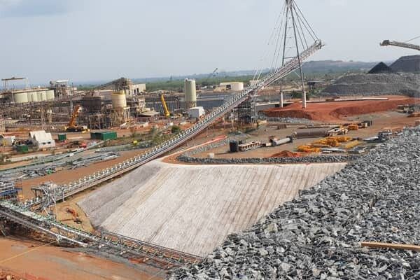 Ahafo, Ghana mine slope