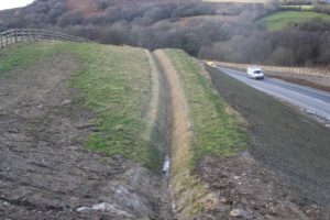 Channel Lining Church Village Before