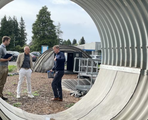 IMG_4032 Peter Brewin, Norman Foster and Will Crawford at CC Demo Park