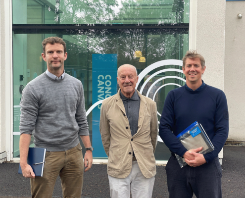 IMG_4097 Norman Foster with Peter Brewin and Will Crawford