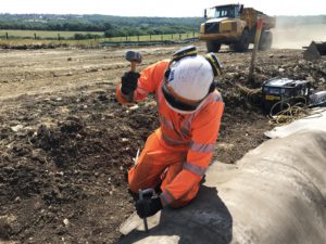 Channel Lining Five Mile Lane Secured