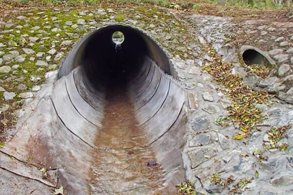 Laurencekirk Kirk Burn culvert Scotland