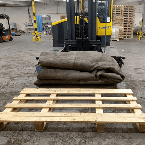 Social media deploy folded Deploy water tanks will arrive on site folded on a pallet and requires inflation for deployment